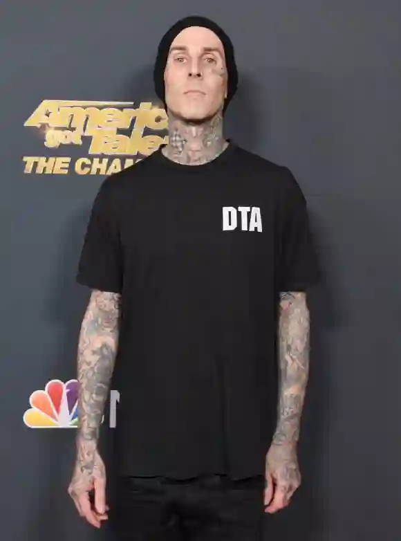 Travis Barker at the 2019 premiere of the season 2 finale of 'America's Got Talent'