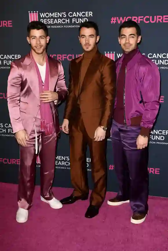 The Jonas Brothers attending The Women's Cancer Research Fund's An Unforgettable Evening 2020