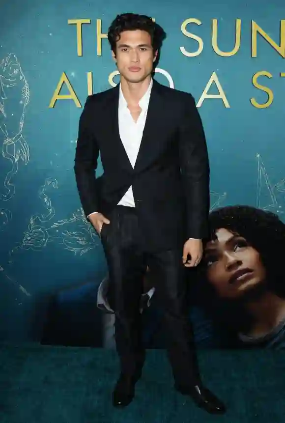 Charles Melton attends the premiere of 'The Sun Is Also A Star'