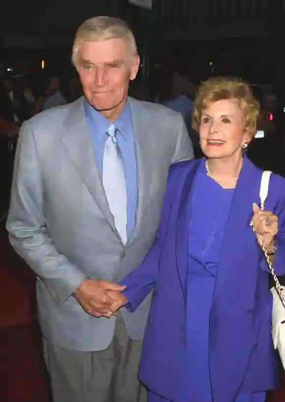 Charlton Heston and his wife Lydia Clarke Heston