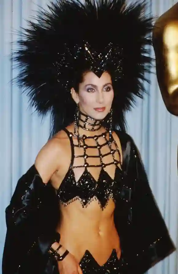 Cher at the Oscar's 1986
