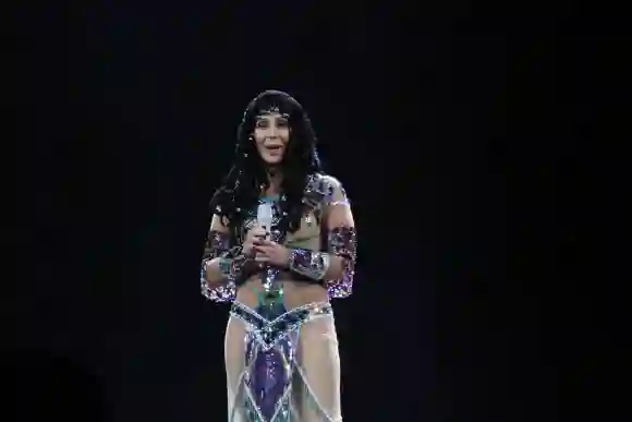 May 9 2014 New York New York U S Barclay s Center Brooklyn N Y Cher performs in her Dresse