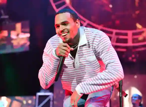 Chris Brown performs at 2018 BET Experience