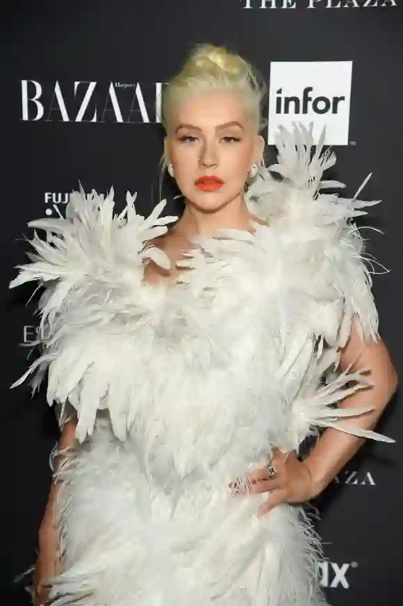 Christina Aguilera attends as Harper's BAZAAR Celebrates "ICONS By Carine Roitfeld".