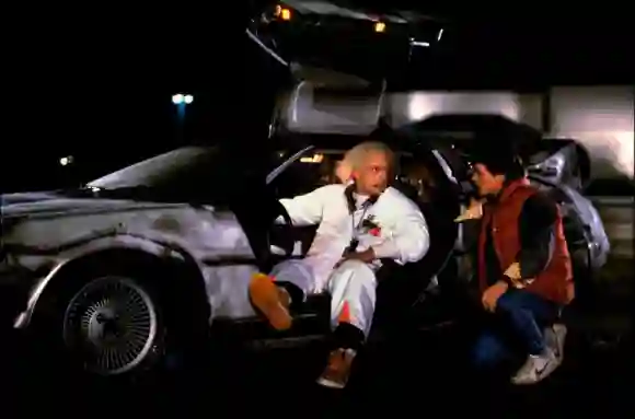 Christopher Lloyd y Michael J. Fox en 'Volver al Futuro'