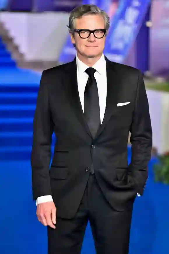 Colin Firth poses upon arrival to attend the European premiere of the film 'Mary Poppins Returns'