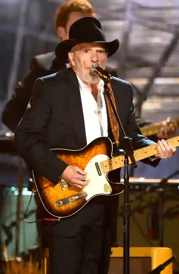 Merle Haggard at the 2014 56th GRAMMY Awards