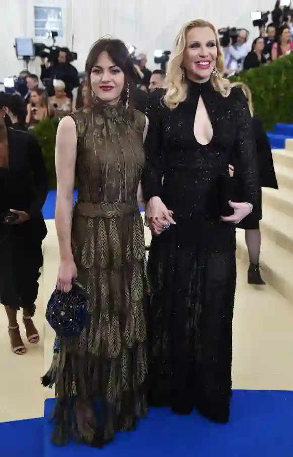 Frances Bean Cobain and Courtney Love attend the "Rei Kawakubo/Comme des Garcons: Art Of The In-Between" Costume Institute Gala at Metropolitan Museum of Art.