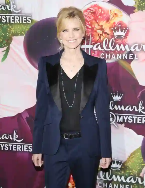 Courtney Thorne-Smith at TCA Tour 2018 for Hallmark Channel. Two and a Half Men Lyndsey.