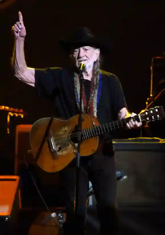 Willie Nelson in 2015 at the MusiCares Person Of The Year Tribute To Bob Dylan