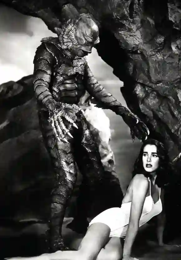 Criatura de la laguna negra (1954), director Jack Arnold monstruo película de terror