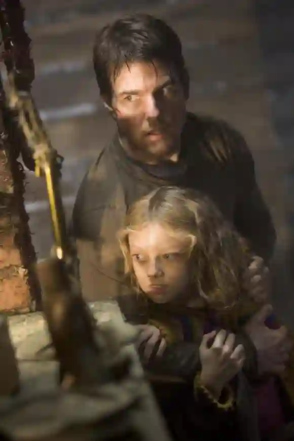 Tom Cruise et Dakota Fanning 'La guerre des mondes' 2005