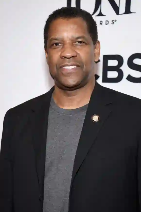 Denzel Washington attends the 2018 Tony Awards Meet The Nominees Press Junket.