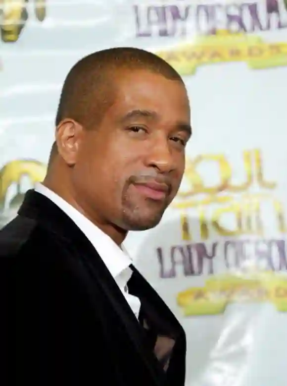 PASADENA, CA - SEPTEMBER 07: Soul Train Host Dorian Gregory poses in the press room at the 10th Annual Soul Train Lady of Soul Awards held at the Pasadena Civic Auditorium on September 7, 2005 in Pasadena, California. (Photo by Frederick M. Brown/Getty Images)