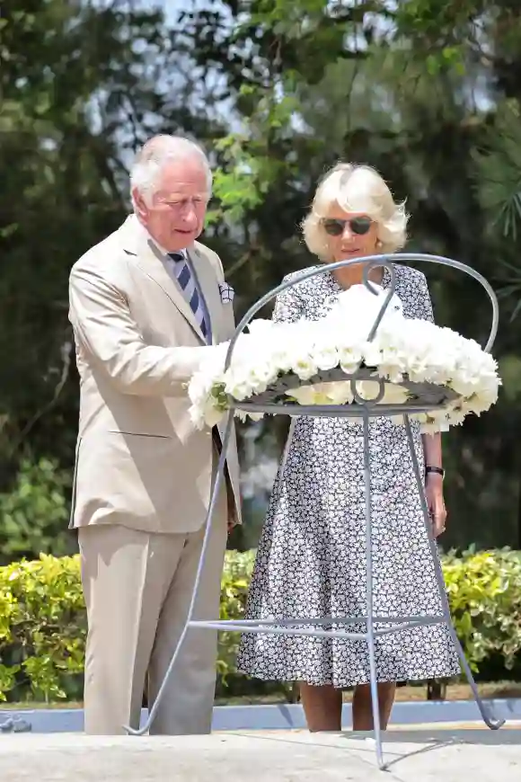 The Prince of Wales And Duchess Of Cornwall Attend Day Three Of The Commonwealth Heads Of Government Meeting