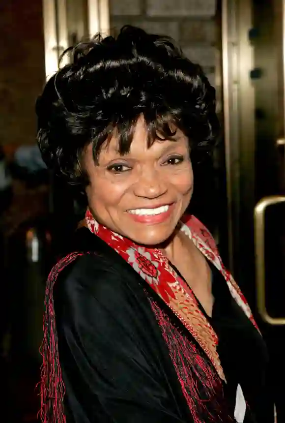 Eartha Kitt attends the opening of the musical "Lennon" at the Broadhurst Theater