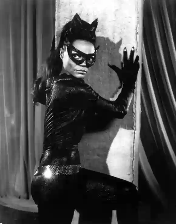 Eartha Kitt as "Catwoman" in Batman the series c. 1966-68