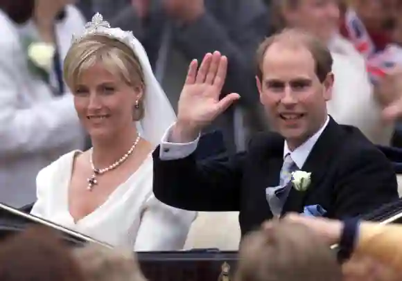 On June 19 of the same year they were married at St. George's Chapel at Windsor Castle. It was a simple and less formal event than other royal weddings, with an intimate guest list.