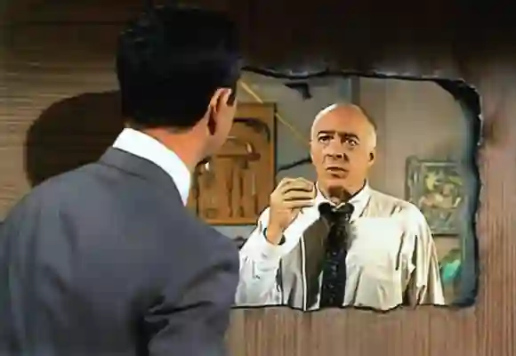 GET SMART, (from left): Don Adams (back to camera), Edward C. Platt, KAOS in Control , (Season 1, aired Oct. 30, 1965),