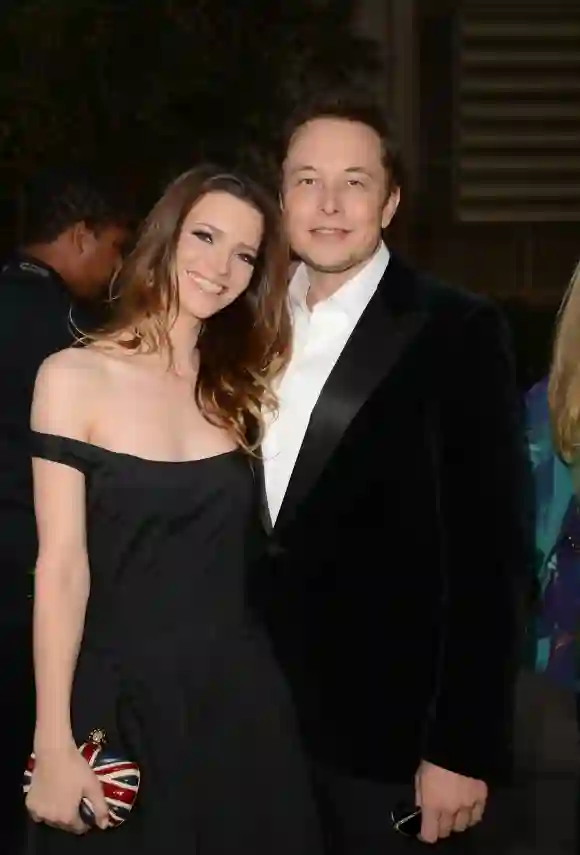 Talulah Riley and Elon Musk arrive at the 22nd Annual Environmental Media Awards