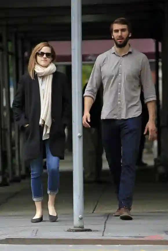 EXCLUSIVE: Emma Watson and boyfriend Matthew Janney head out for breakfast on the Upper East Side in New York City 11956