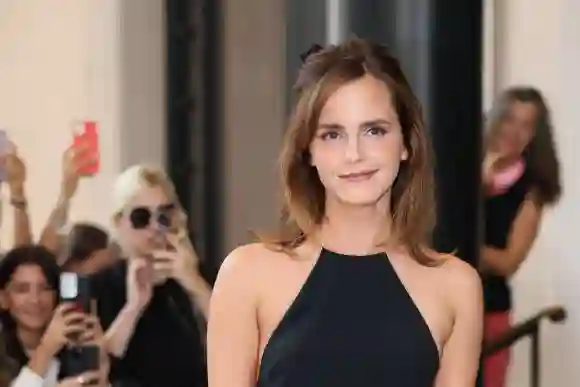 Emma Watson en el desfile de Prada en Milán