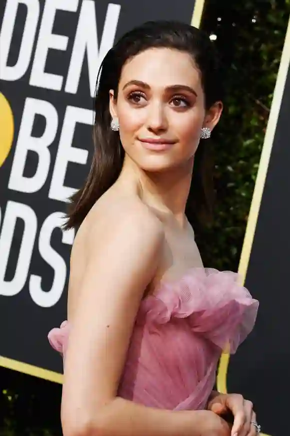 Emmy Rossum attends the 76th Annual Golden Globe Awards.