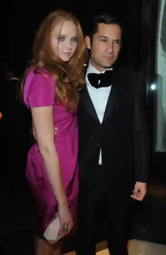 PARIS - OCTOBER 01: Lily Cole and Enrique Murciano attend the Montblanc Paris Flagship Boutique Launch - Inauguration Cocktail party on October 1, 2009 in Paris, France. (Photo by Pascal Le Segretain/Getty Images)