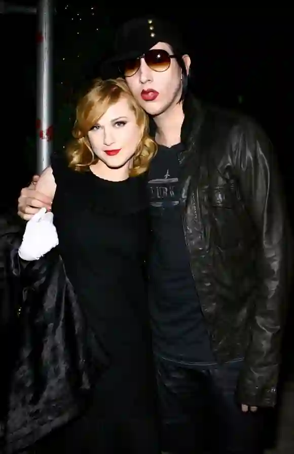 Evan Rachel Wood Marilyn Manson 2007 couple