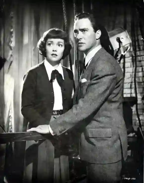 Falcon Crest Jane Wyman career cast in Stage Fright (Alfred Hitchcock, 1950) movie