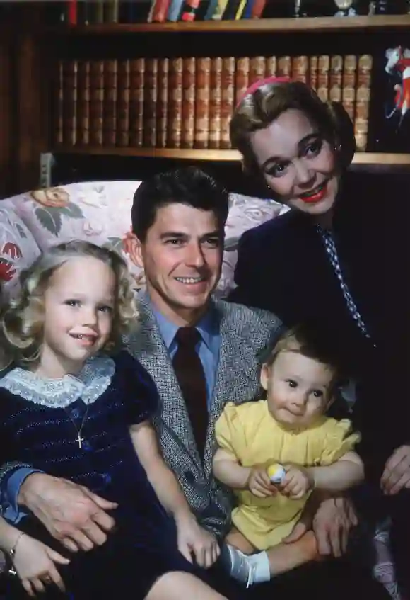 Falcon Crest Jane Wyman career husband Ronald Reagan Children