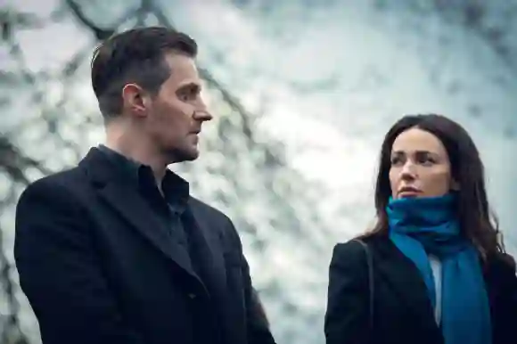 RECORD DATE NOT STATED FOOL ME ONCE, from left: Richard Armitage, Michelle Keegan, (Season 1, ep. 108, aired Jan. 1, 202