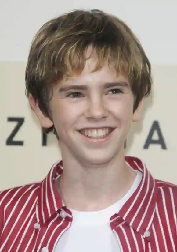 Freddie Highmore attends the 'August Rush' photocall during Day 3 of the 2nd Rome Film Festival