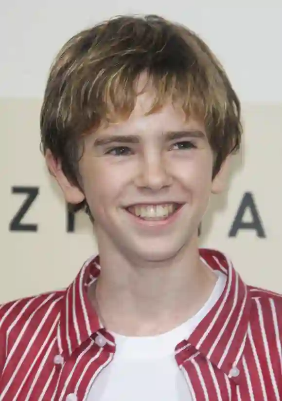 Freddie Highmore assiste au photocall de 'August Rush' lors de la 3e journée du 2e Festival du film de Rome