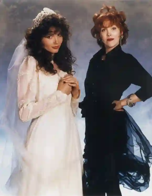 Studio Publicity Still from Beetlejuice Geena Davis Catherine O Hara © 1988 Warner Los Angeles CA U