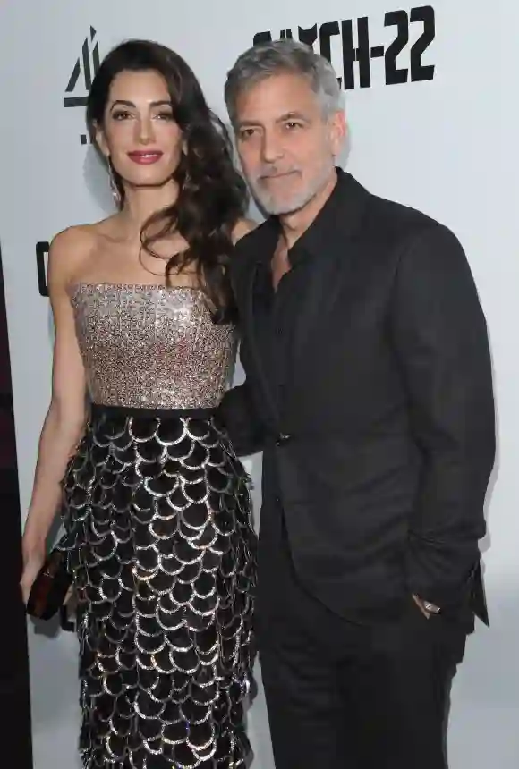 George and Amal Clooney in 2019