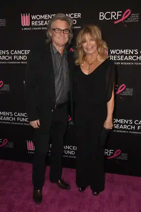 Kurt Russell and Goldie Hawn at The Women's Cancer Research Fund's gala in Beverly Hills, 2019.