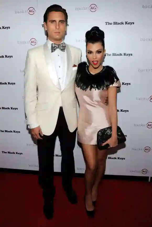Scott Disick and Kourtney Kardashian at the Marquee Nightclub in Las Vegas, 2011.