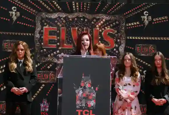 Lisa Marie Presley and Priscilla Presley speak emotionally about the new "Elvis" movie starring Austin Butler