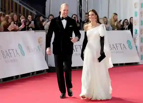 The Prince And Princess Of Wales Attend The EE BAFTA Film Awards 2023