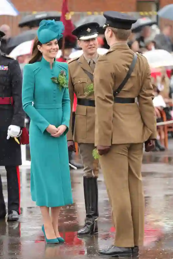 The Prince And Princess Of Wales Attend The St. Patrick's Day Parade