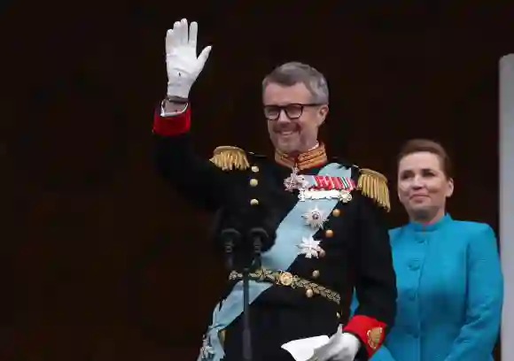 King Frederik of Denmark delivers his first speech as regent