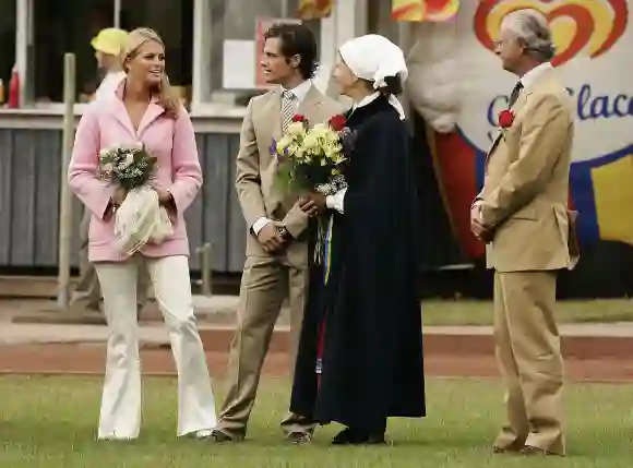 La Princesa Victoria, la Princesa Madeleine y el Príncipe Carl Philip de Suecia