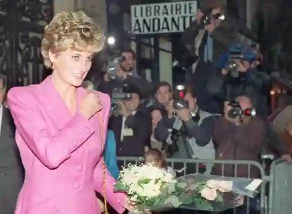 Fotografía del 14 de noviembre de 1992 de la princesa Diana l