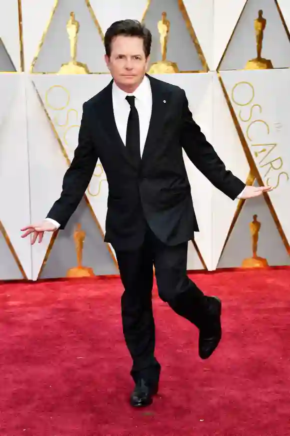 Michael J. Fox at the Oscars on February 26, 2017, in Hollywood, California.