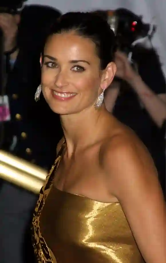 Demi Moore at The Costume Institute in New York, 2001.
