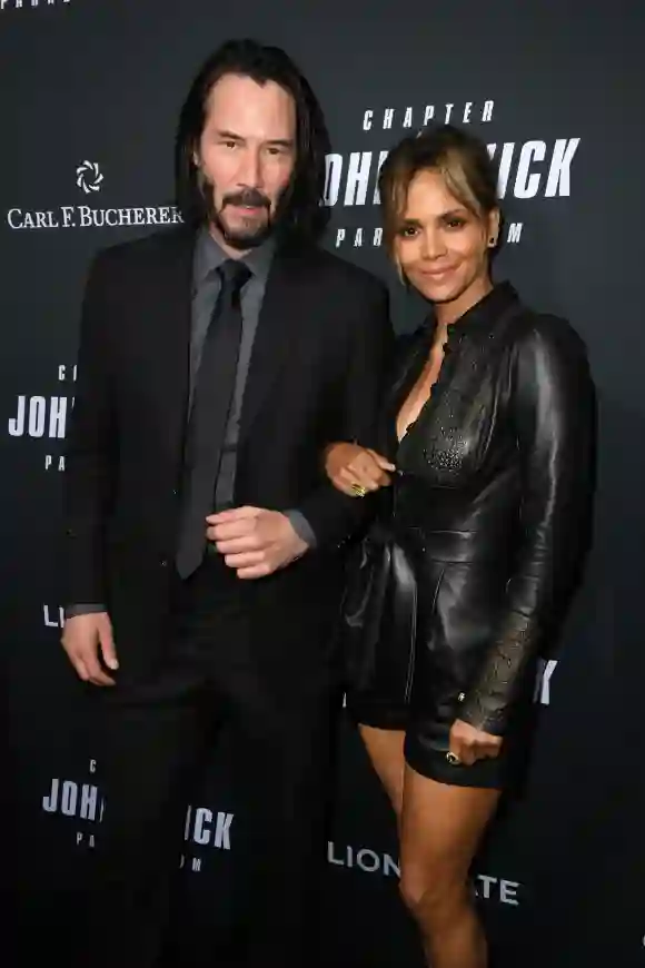 Halle Berry and Keanu Reeves at a screening for 'John Wick: Chapter 3 - Parabellum' in May, 2019.