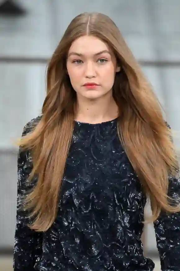Oct 01, 2019 - Here we see Hadid returning her roots, wearing the same long hair she did at the beginning of her career, but we can see the progress of her body and face, plus of course the color of her hair from the past.
