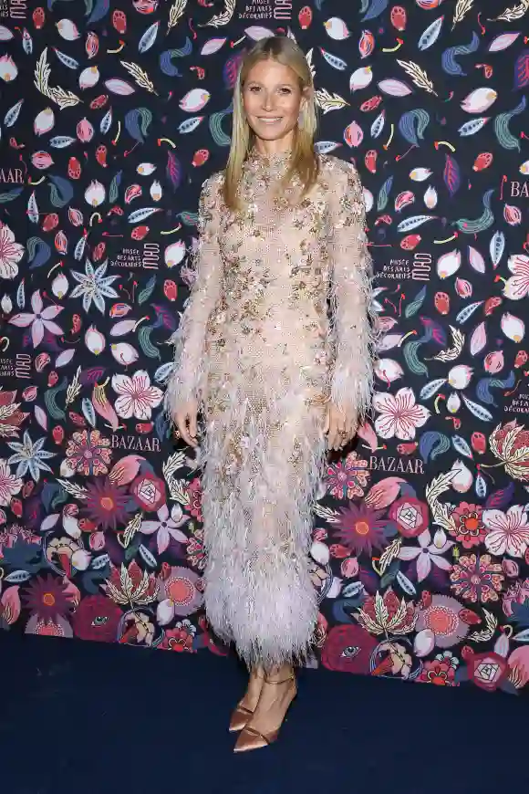 Gwyneth Paltrow attends the Harper's Bazaar Exhibition as part of Paris Fashion Week.