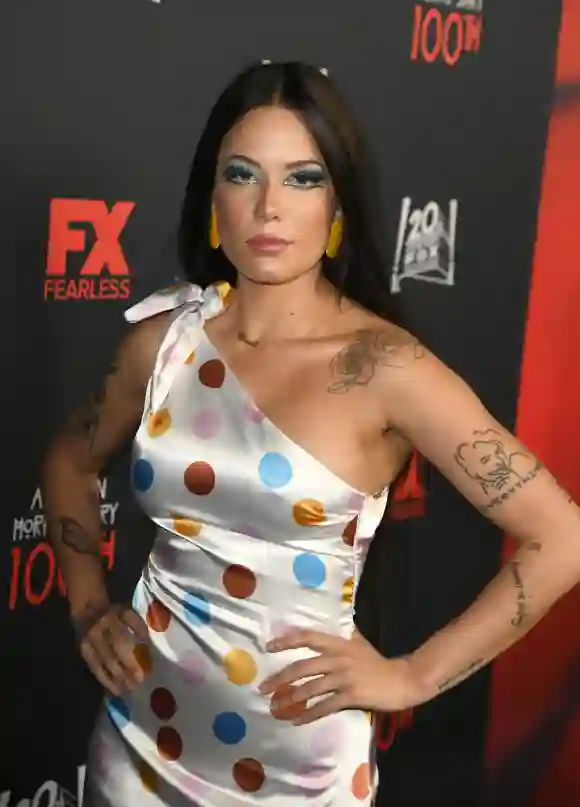 Halsey attends FX's "American Horror Story" 100th Episode Celebration